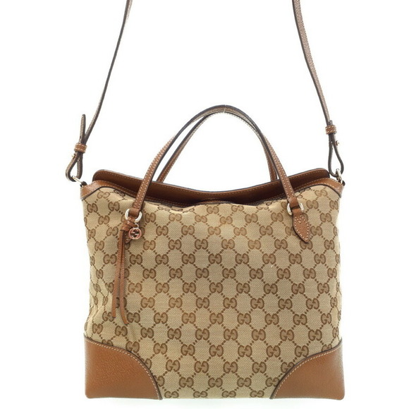 Gucci GG Bree Handbag Canvas Bag - Picture 2 of 8